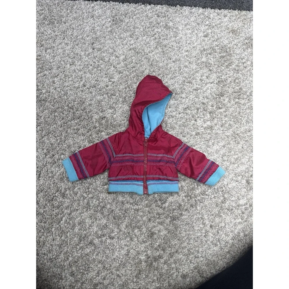 American Girl Doll size hooded jacket full zip‎